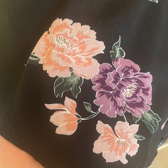 COPY - VGUC Size 1 Torrid Harper Challis Button-Up Rayon Blouse with ¾ Sleeves … - Picture 8 of 14